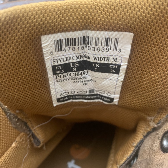 Carhartt workboots Size 8 - Picture 1 of 7